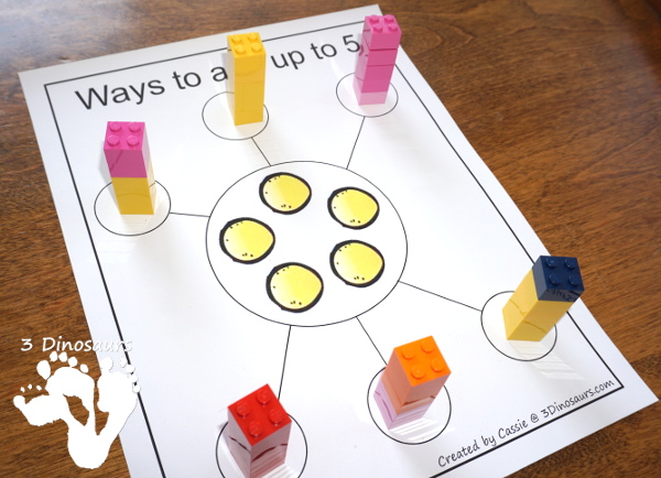 FREE Fun And Easy To Use: Ways To Add Up To 20 - 2 types of printable 44 pages total - 3Dinosaurs.com