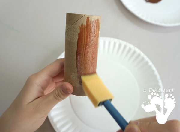 Model Magic Apple Tree - a great fall craft to make for any apple theme plus a fun way to work in fine motor - 3Dinosaurs.com