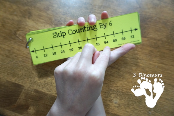 Free Skip Counting Number Line Bookmarks - skip counting number line bookmarks for 1 to 12 or 1 to 15 plus  - 3Dinosaurs.com