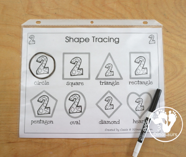 Free Romping and Roaring Number 2 Pack - with number 2 worksheets, number 2 puzzles, number 2 handwriting, number 2 dot marker worksheets and more for PreK and kindergarten age kids with a bear theme.  - 3Dinosaurs.com