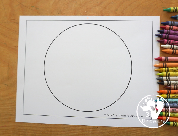 Free Circle Fine Motor Mat Printables - you have circle template circle tracing pages, circle dot marker pages and circle q-tip or cotton swab page. - 7 pages of fun fine motor fun with a circle shape theme. - 3Dinosaurs.com