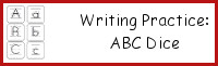 Writing Practice: ABC Dice