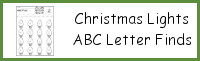 Christmas Lights ABC Letter Find