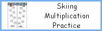 Skiing Multiplication Practice