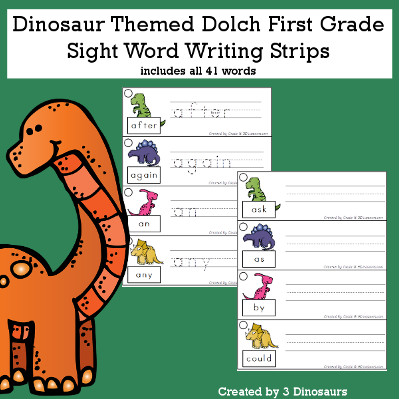 dinosaur writing activities