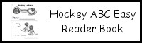 Hockey ABC Easy Reader Book