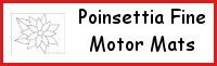 Poinsettia Fine Motor Mats