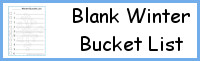 Blank Winter Bucket Lists