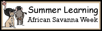 African Savanna No-Prep Weekly Packs for Prek to 4th Grade
